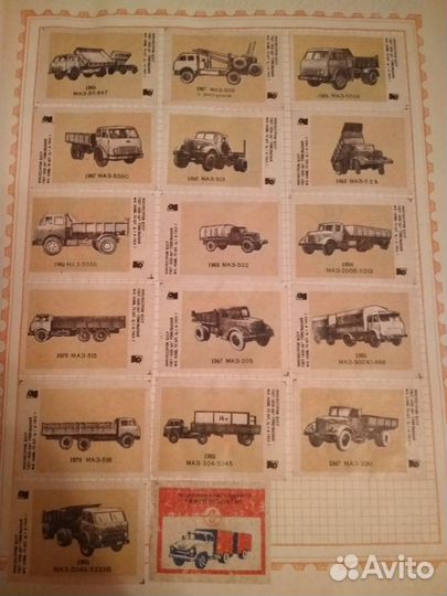 Этикетки от спичечных коробков