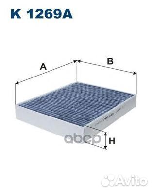 Фильтр салона уголь. k1269a Filtron