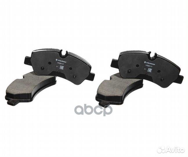 Колодки задние для а/м ford transit (13)