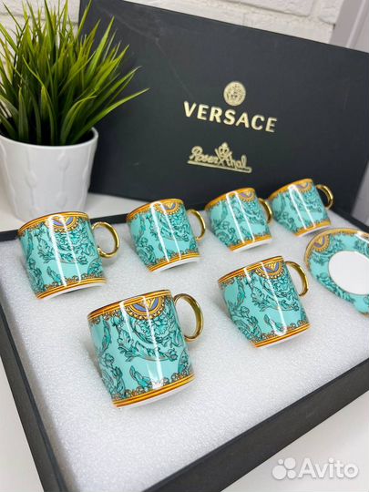 Кофейный фарфоровый набор Versace