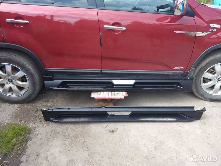 Пороги на kia sorento хм
