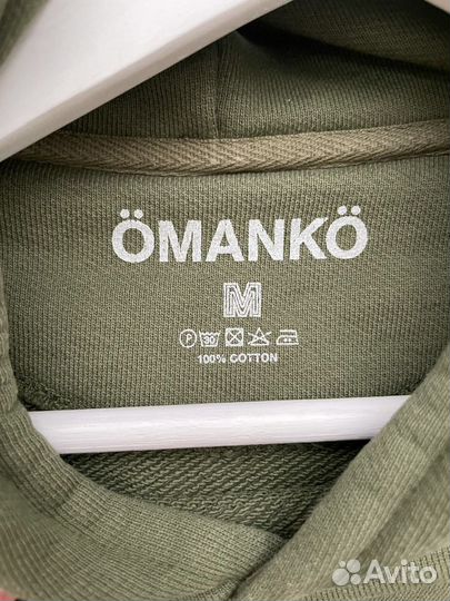 Худи omanko зеленый