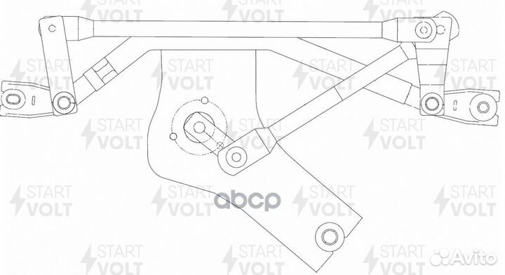 Трапеция стеклоочистителя VWA 2105 startvolt