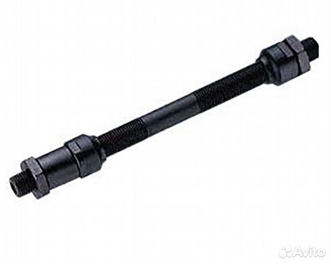 Ось задней втулки (эксцентрик) черная с конусами 3