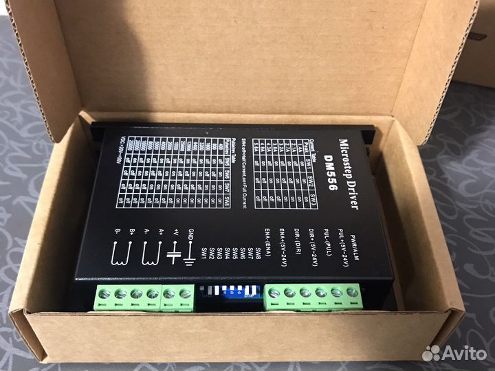 Драйвер шагового двигателя DM556 новый