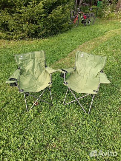 Стул Nordway раскладной 2 штуки кресло зеленый