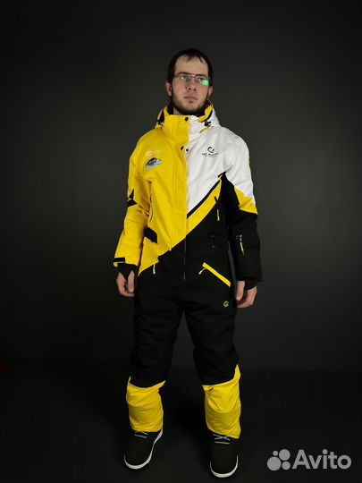 Комбинезон горнолыжный унисекс The Winter Жёлтый