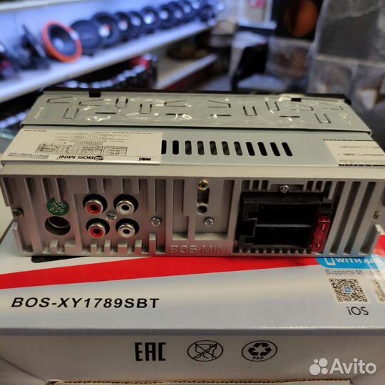 1din магнитола с bluetooth bos-mini