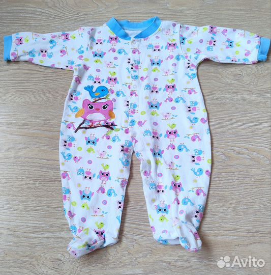 Слипы для девочки 0-3 размер 50-62, одежда пакетом