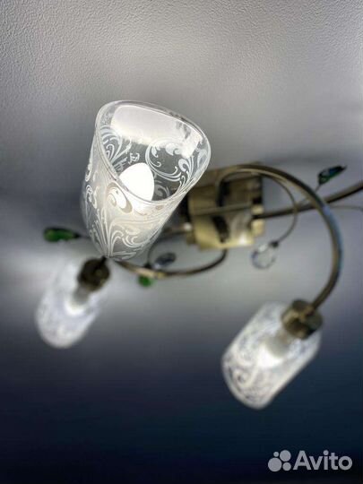 Люстра потолочная бу