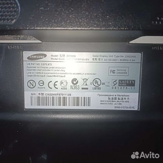 Мониторы для компьютера samsung,acer