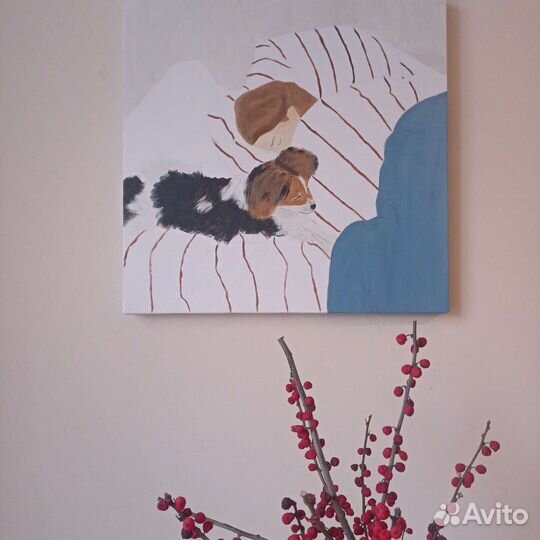 Портрет вашего питомца по фото на заказ