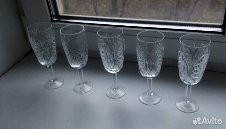 Хрустальные фужеры