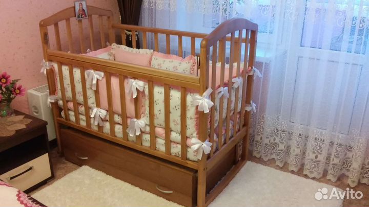 Бортики на кроватку