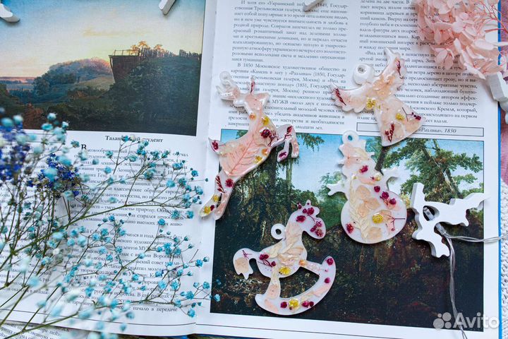 Ёлочные игрушки из эпоксидной смолы