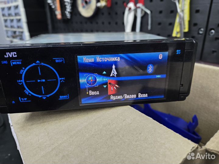 Магнитола JVC KD-AVX44 CD Bluetooth USB камера in