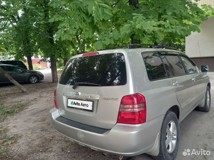 Toyota Highlander 2.4 AT, 2003, 232 000 км