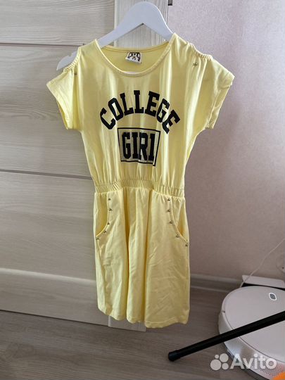 Летнее платье для девочки 140 146