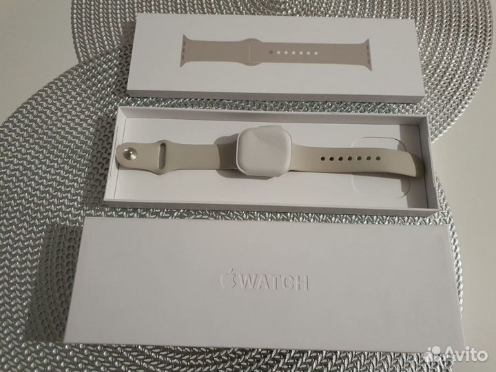 Apple Watch Series 9 41 мм Starlight размер SM