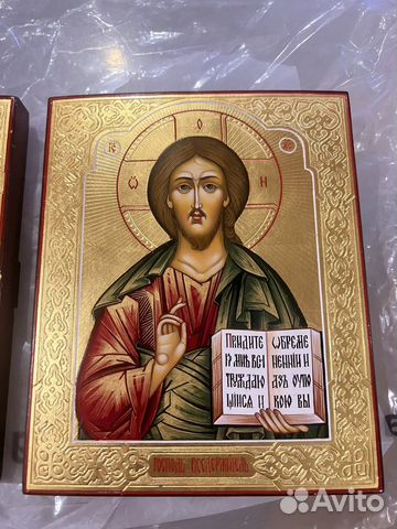 Икона Господь Вседержитель и Казанская Богомать