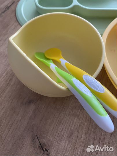 Силиконовая посуда для малышей