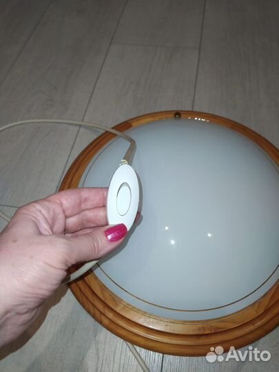 Бра в деревянной раме