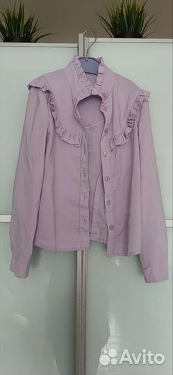 Рубашки для девочки 128-134 школьные