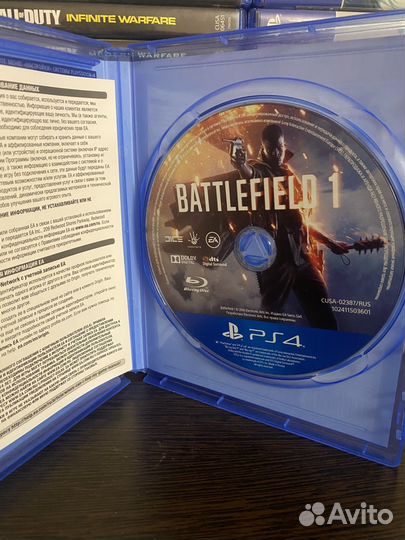Battlefield 1 PS4 (б/у диск)