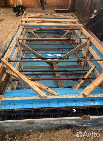 Полипропиленовая чаша бассейн 6м*3м*1,5м