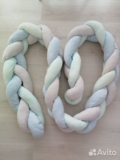 Бортики для детской кроватки, простыни