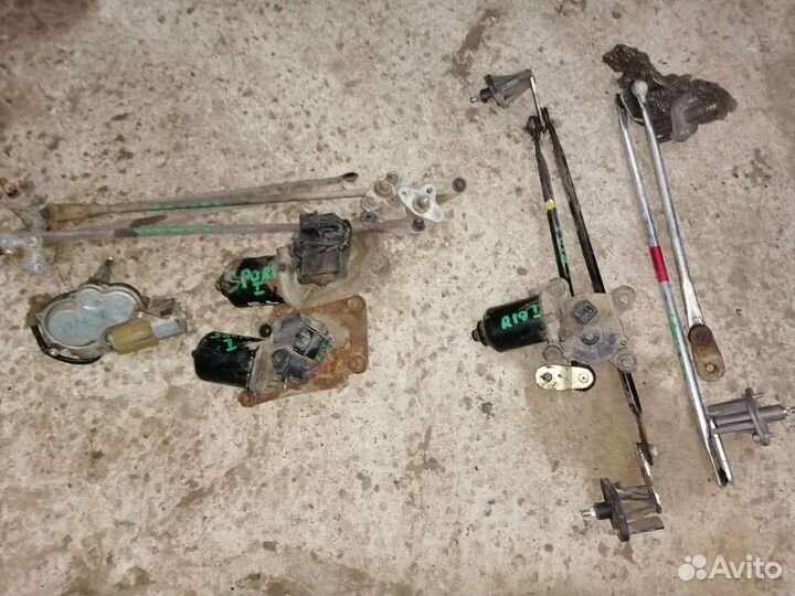 Моторчик дворников и трапеция kia sportage1 rio1