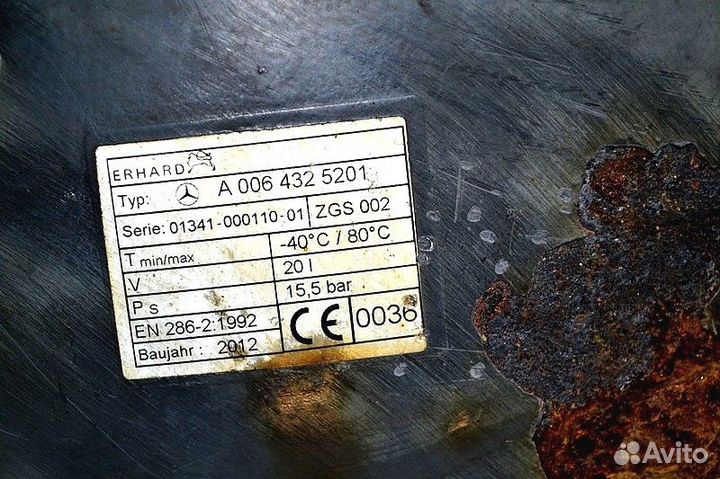 Ресивер mercedes-benz Actros MP4 2542 (01.12)