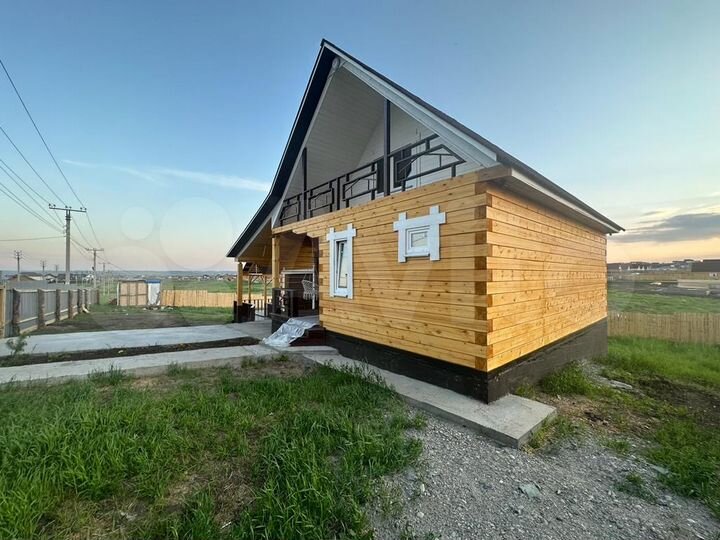 Коттедж 100 м² на участке 10 сот.