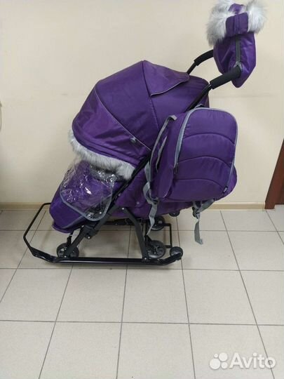Новые санки коляска Ника 7-5sk