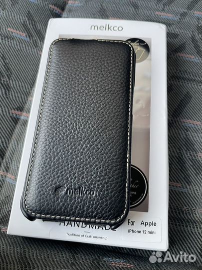 Чехол кожанный Melcko iPhone 12 mini