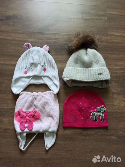 Шапочки детские для девочки