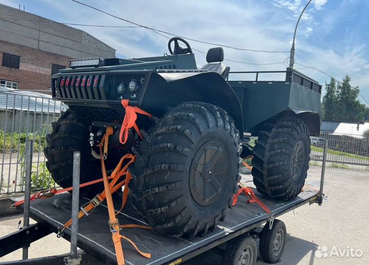 Переломка Grizzly (Снегоход - Болотоход)