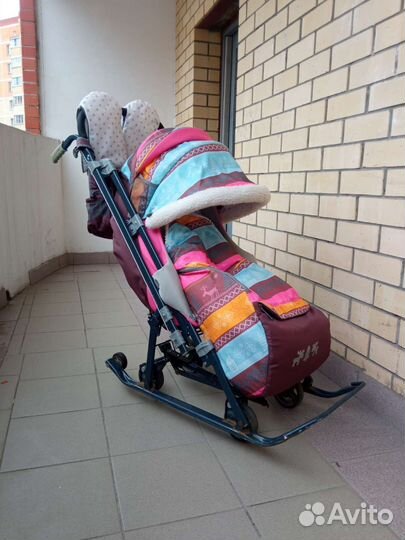 Санки коляска Ника 7 3