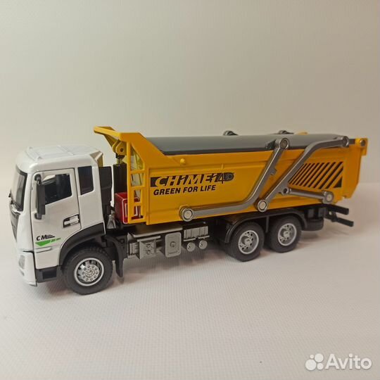 Модель самосвала инерционная металлическая