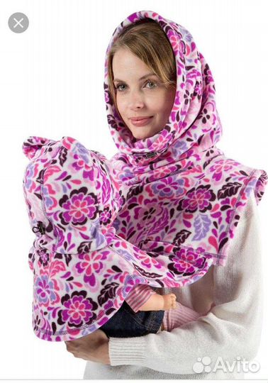 Слингошапки - Манишка-капор Чук и Гек I Love Mum