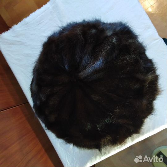 Шапка норковая берет, женская