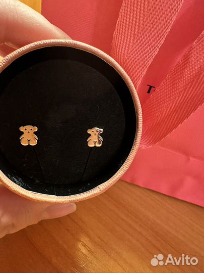 Серьги tous мишки оригинал