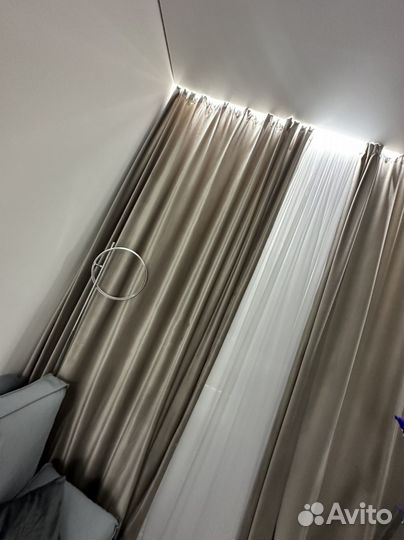 Шторы плотные бу