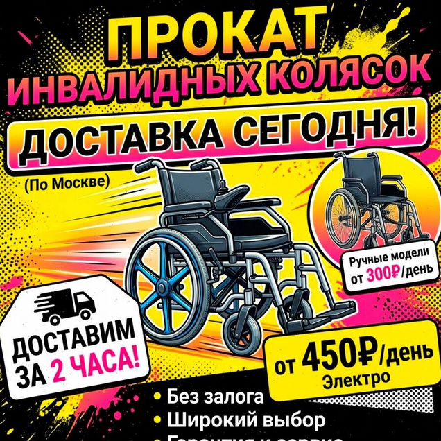 Аренда инвалидной коляски с санитарным оснащением