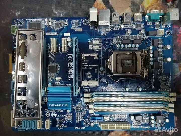 Мат плата Gigabyte GA-Z77P-D3 LGA 1155