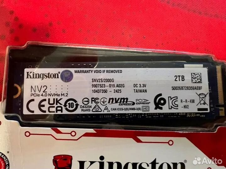 Ssd nv2 m.2 kingston 2tb