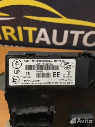 Блок комфорта Ford Fiesta MK6 1.6 2008-2017