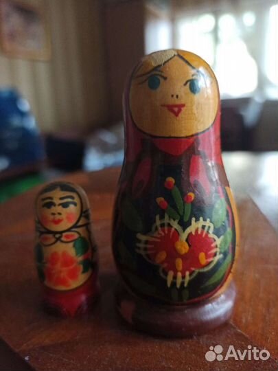 Деревянные матрёшки, яйцо