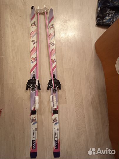 Лыжи детские 110 см