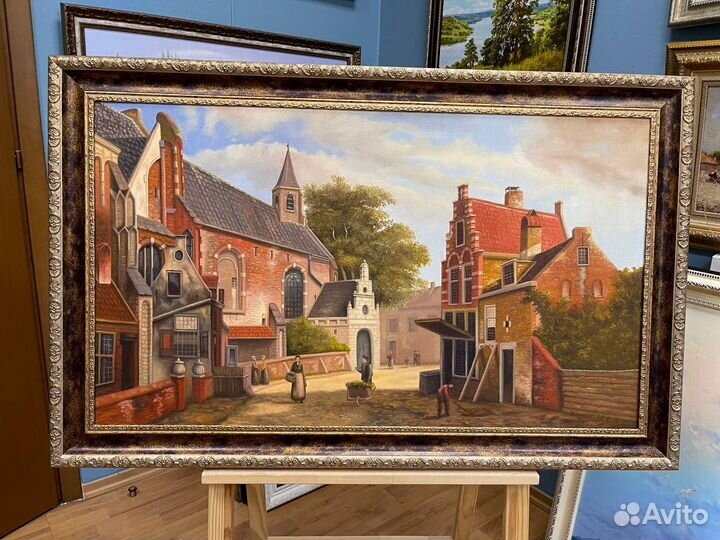 Картина голландский пейзаж “Амстердам